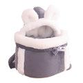 Cozy Cat Carrier Backpack – Soft Plush Travel Sling & Calming Pet Bed (4–12 lbs)