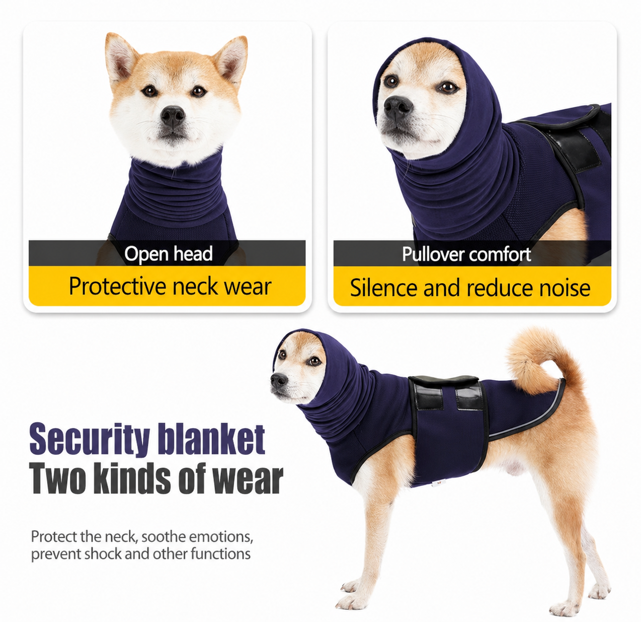 Comfort Dog Anti Anxiety Soothing Wrap Jacket