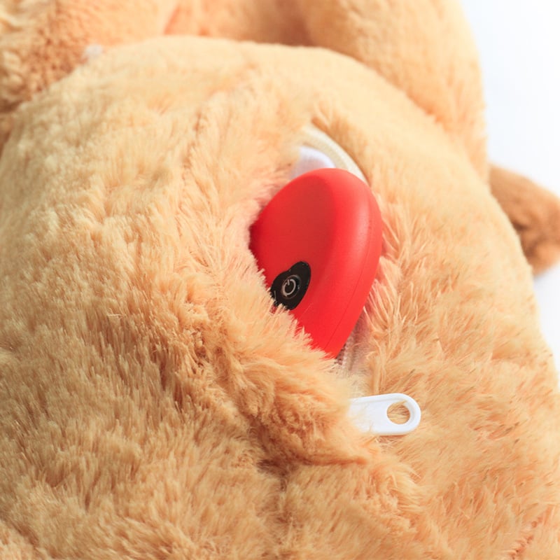 Heartbeat Calming Plush Toy – Anxiety Relief Companion for Dogs & Puppies
