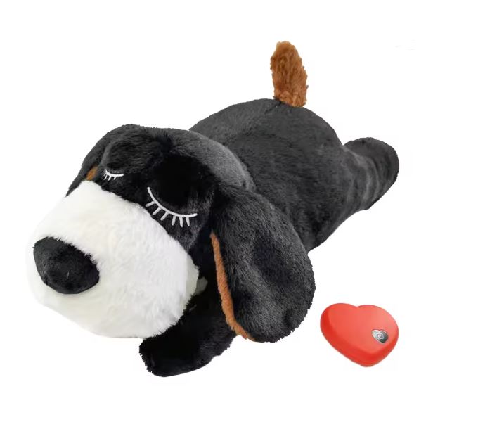 Heartbeat Calming Plush Toy – Anxiety Relief Companion for Dogs & Puppies