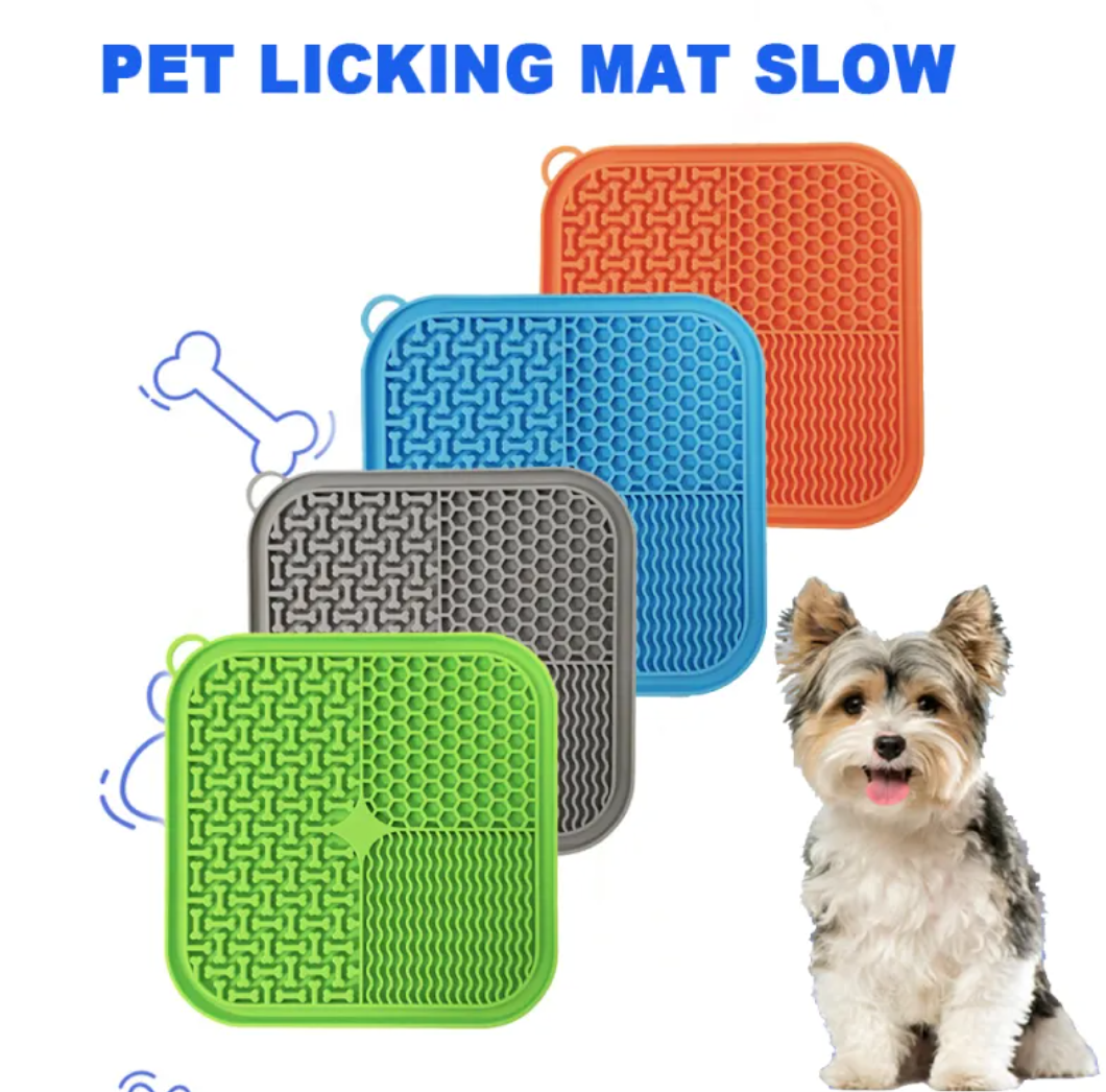Dog Lick Pad with Suction for Slow Feeding and Calming