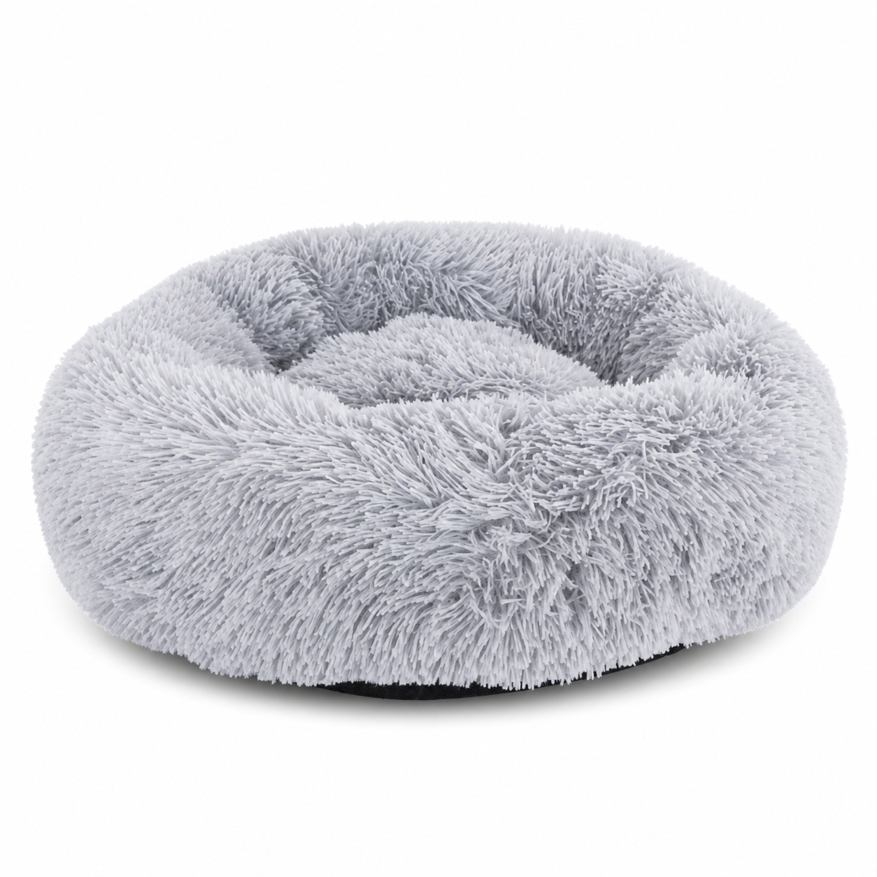 Calming Plush Donut Dog Bed – Ultra-Soft Anxiety Relief Bed