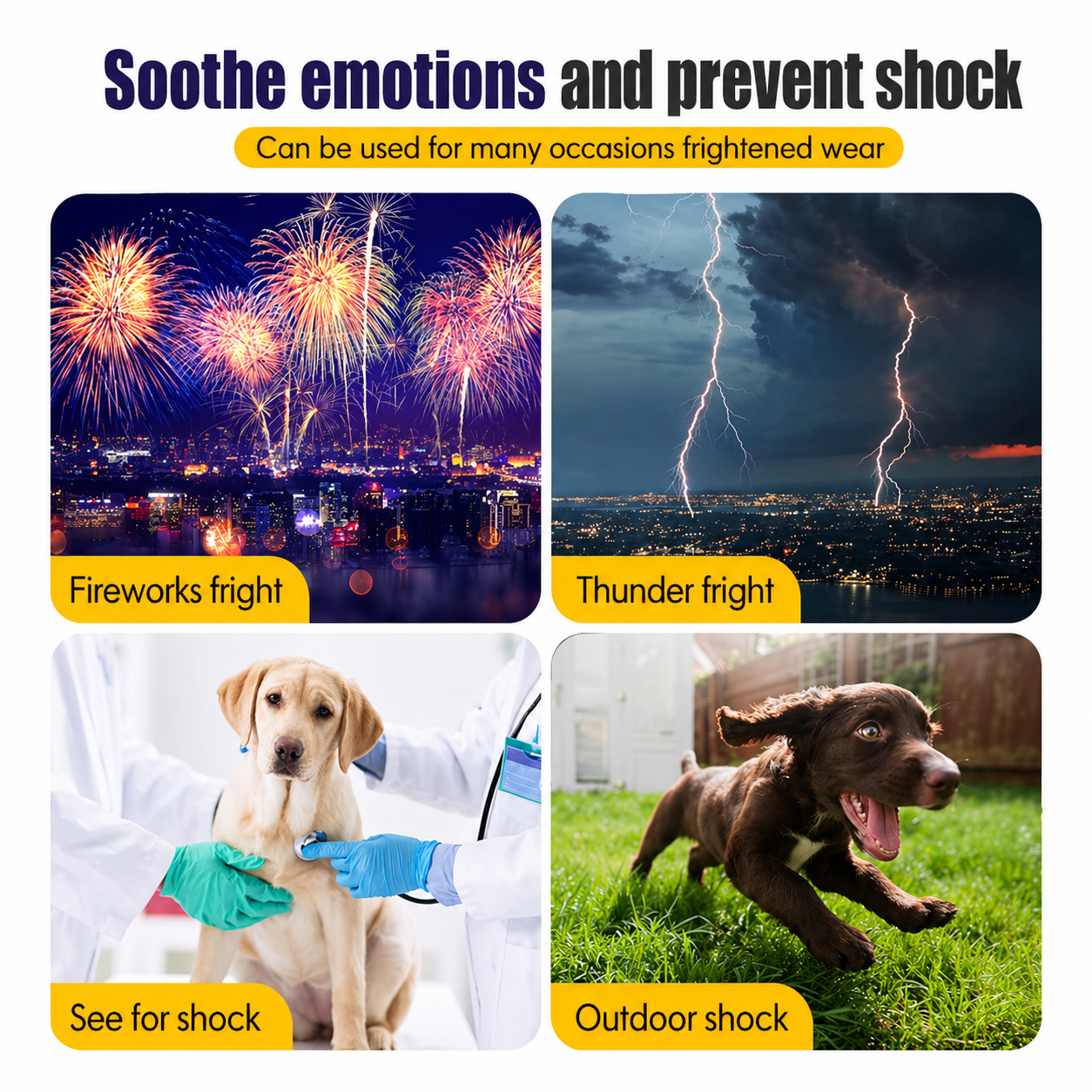 Comfort Dog Anti Anxiety Soothing Wrap Jacket