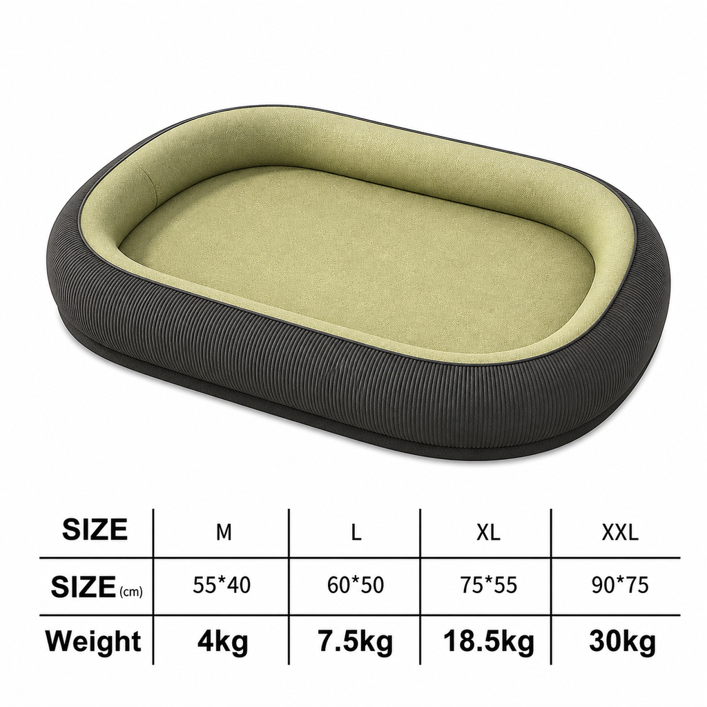 Orthopedic Washable Dog Bed – Anti-Slip, Removable Cushion, All-Season Comfort for Small to Large Dogs