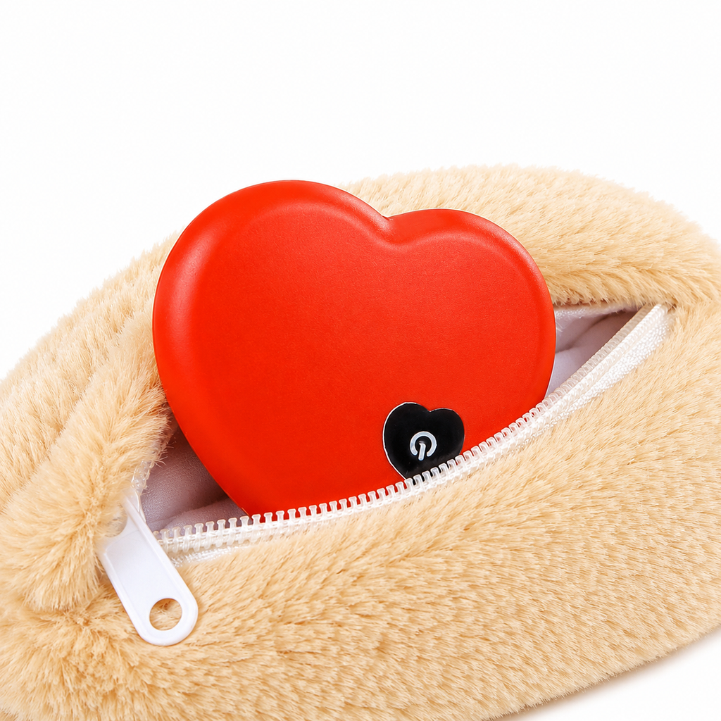 Heartbeat Calming Plush Toy – Anxiety Relief Companion for Dogs & Puppies