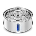 4L Stainless Steel Pet Water Fountain – Automatic Flow Drinking Dispenser for Dogs & Cats (US plug)