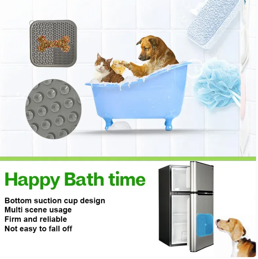 Dog Lick Pad with Suction for Slow Feeding and Calming