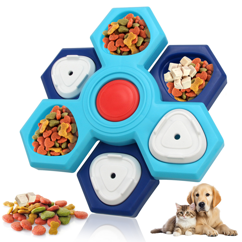 Interactive Dog Puzzle Feeder – Slow Feed & Mental Stimulation Toy
